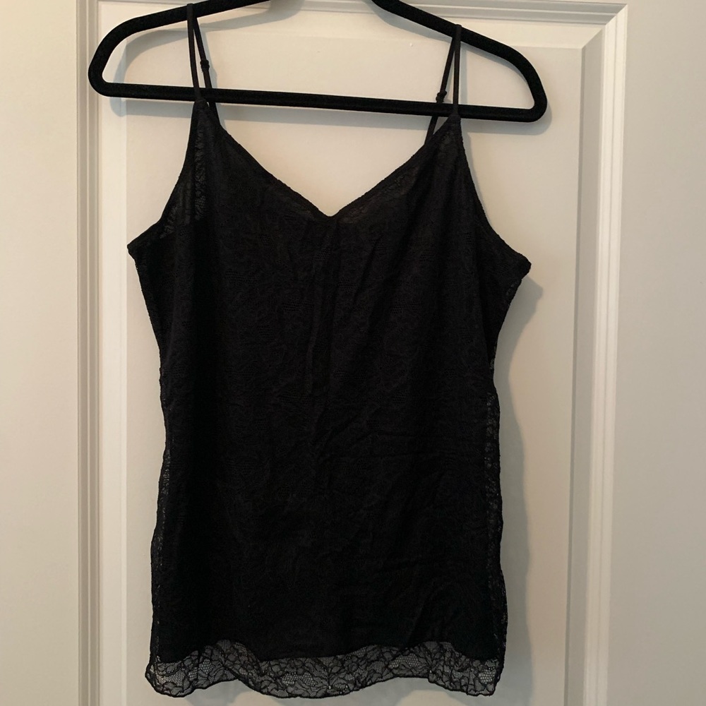 Banana Republic Black Lace tank